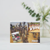 トーゴ最小 ポストカード (スタンド正面)