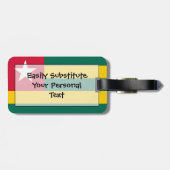 トーゴ簡単ID個人用フラグ ラゲッジタグ (裏面横)