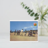 トーゴ・アフリカの素敵なカード ポストカード (スタンド正面)