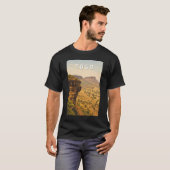 トーゴ イラスト 旅行 アート ヴィンテージ Tシャツ (正面フル)