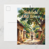トーゴ ソコデ旧市街 ポストカード (正面/裏面)