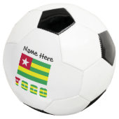 トーゴ トーゴの国旗 パーソナライズされた名前  サッカーボール (3/4)