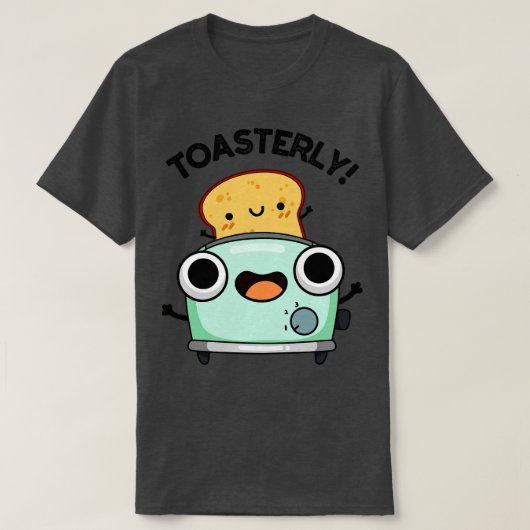 トースターおもしろいトーストプリン1 Tシャツ (デザイン正面)