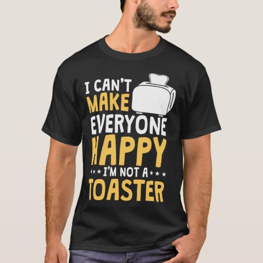 トースターことわざラブトーストパン Tシャツ (正面)