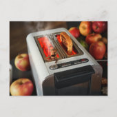 トースターのアコーン小妖精や小人 ポストカード (正面)