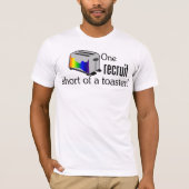 トースターの短い1人の新兵 Tシャツ (正面)