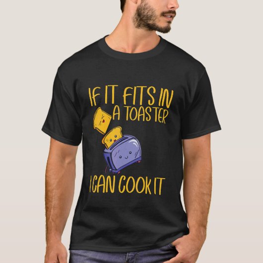 トースターもしに合わせて調理師できる Tシャツ (正面)