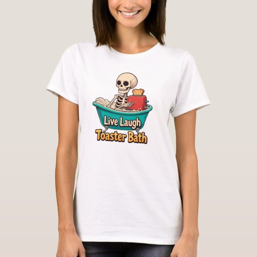 トースターバス、ライブ笑い Tシャツ (正面)