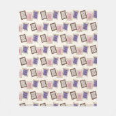 トースターペストリーブレックファーストジャンクフードベーキンググルメ フリースブランケット (正面)