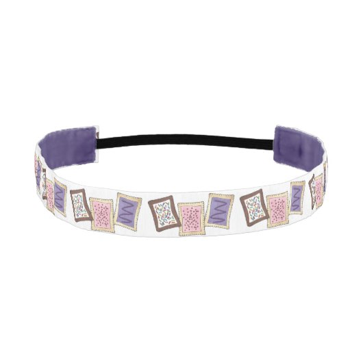 トースターペストリーブレックファーストペストリージャンクフードグルメ アスレチックヘッドバンド (正面)