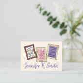 トースターペストリーベーカリーベイカーペストリーシェフスイーツ 名刺 (スタンド正面)