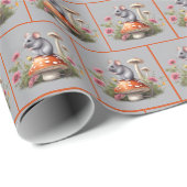 トースツール上のマウス ラッピングペーパー (ロールコーナー)