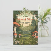 トースツール森のベビーシャワー 招待状 (スタンド正面)