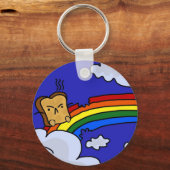 トースティレインボーキーチェーン キーホルダー (正面)