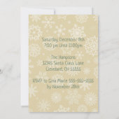 トースティ応援クリスマスホリデーパーティー招待状 招待状 (裏面)