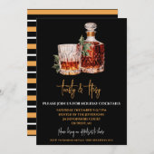 トースティ&ティプスコッチホリデーカクテルパーティー 招待状 (正面/裏面)