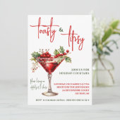 トースティ&ティプマルティーニ、ホリデーカクテルパーティー 招待状 (スタンド正面)