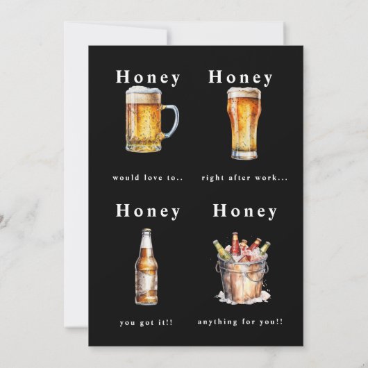 トーストおもしろいザカップルウェディングシャワー 招待状 (裏面)