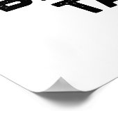 トーストおもしろいパンを脱ぐ準備ができている ポスター (角)