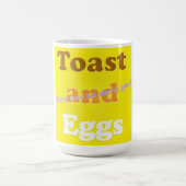 トーストおよび卵 コーヒーマグカップ (中央)