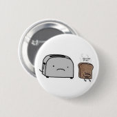 トーストおよびtoster 缶バッジ (正面&裏面)
