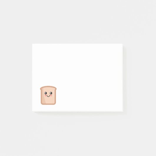 トーストかわいいフードアート ポストイット (正面)