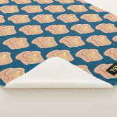 トーストとして暖かい – 2バター付きスライス – イニシャル シェルパブランケット (3/4)