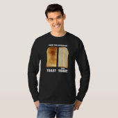トーストと生のトーストの違いを知る Tシャツ (正面フル)