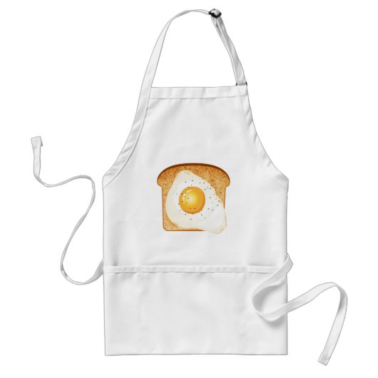 トーストに卵を焼いたもの スタンダードエプロン (正面)