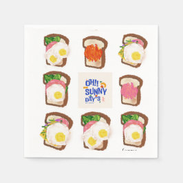 トーストのお供に スタンダードカクテルナプキン