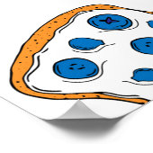 トーストのシームレスパターン ポスター (角)