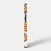 トーストのシームレスパターン iPhoneケース (左側面)