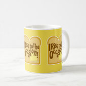 トーストのスローガンに大事な行事を盛り上げるかわいい コーヒーマグカップ (正面右)