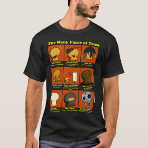 トーストの多くの顔 Tシャツ