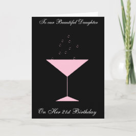 トーストの娘の第21バースデー・カード カード