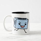 トーストの追跡のマグ ツートーンマグカップ (左)