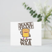 トーストを戦争にしない ポストカード (スタンド正面)
