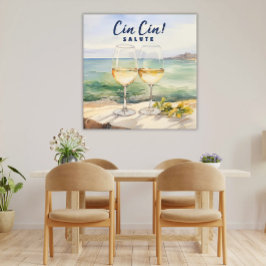 トーストイタリアンポスターCin!敬礼コースタルアート ポスター