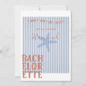 トーストオンザコーストバチェロレッテ招待状と詳細 招待状 (正面)