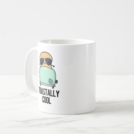 トーストカッコいいーストおもしろいープン コーヒーマグカップ (正面左)