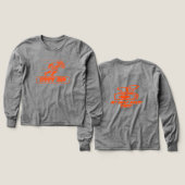 トーストキッドの長袖ティーを作る (デザイン 正面＆背面)