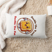 トーストサンドイッチピーナッツバター漫画ジャンプロープ ランバークッション (ブランケット)