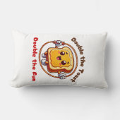 トーストサンドイッチピーナッツバター漫画ジャンプロープ ランバークッション (正面)