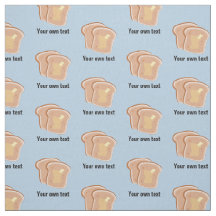 トーストスライスとバター – あなたの文字任意の色