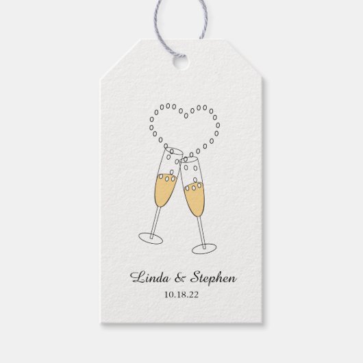 トーストトゥラブメッセージカード ギフトタグ (正面)