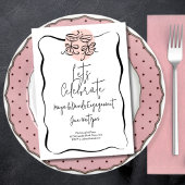 トーストドードル婚約パーティ 招待状