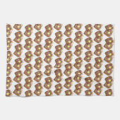 トーストバタフランスのーアンドシロップディナーブレックファーストフード キッチンタオル (横)