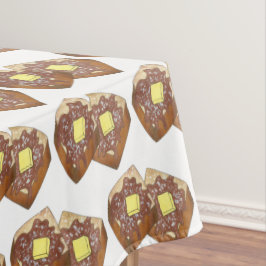 トーストバタフランスのーアンドシロップディナーブレックファーストフード テーブルクロス