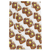 トーストバタフランスのーアンドシロップディナーブレックファーストフード ミディアムペーパーバッグ (正面)