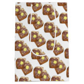 トーストバタフランスのーアンドシロップディナーブレックファーストフード ミディアムペーパーバッグ (裏面)